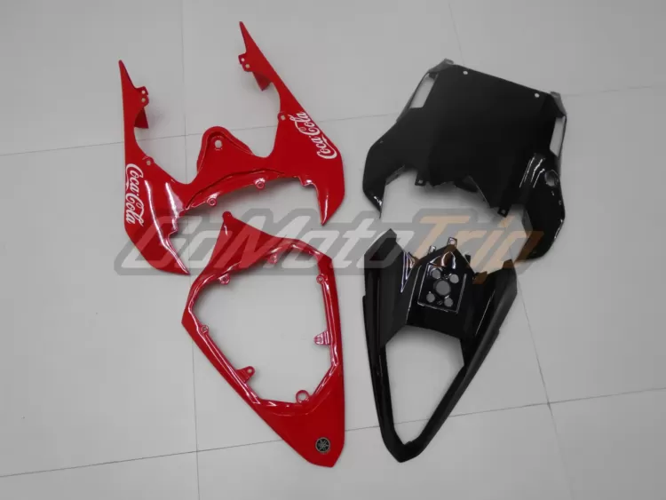 2008 2016 Yamaha Yzf R6 Red White Fairing 20