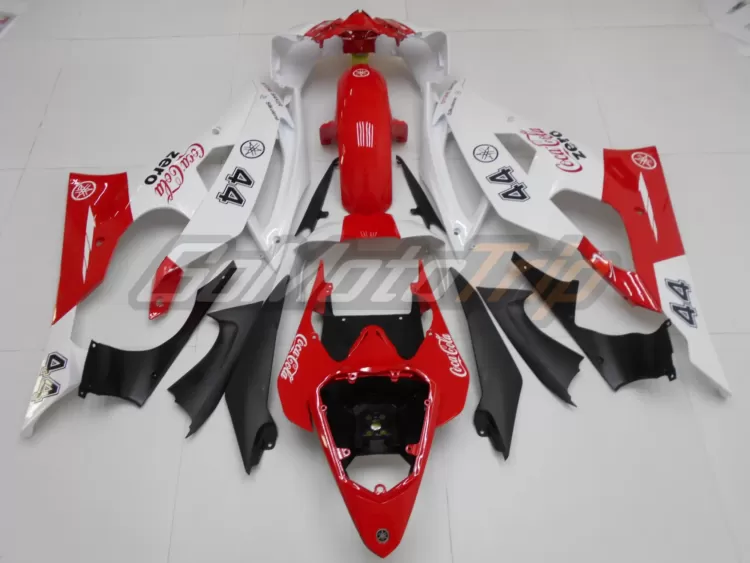 2008 2016 Yamaha Yzf R6 Red White Fairing 6