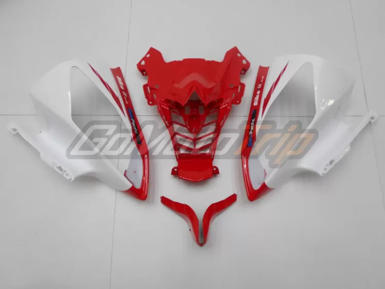 2008 2016 Yamaha Yzf R6 Red White Fairing 8