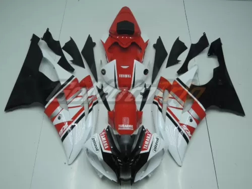 2008 2016 Yamaha Yzf R6 Red White Fairing2 1