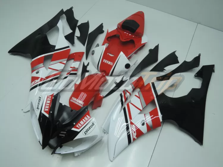 2008 2016 Yamaha Yzf R6 Red White Fairing2 2