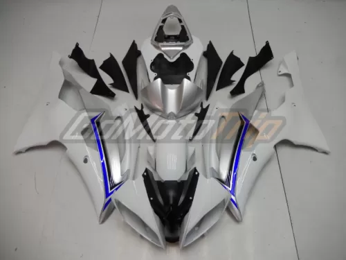 2008 2016 Yamaha Yzf R6 White Silver Fairing 1