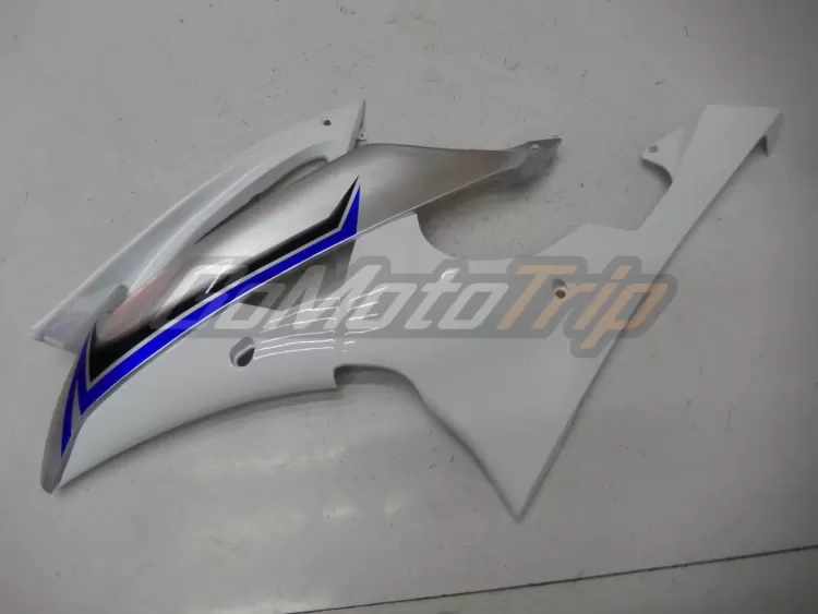 2008 2016 Yamaha Yzf R6 White Silver Fairing 11