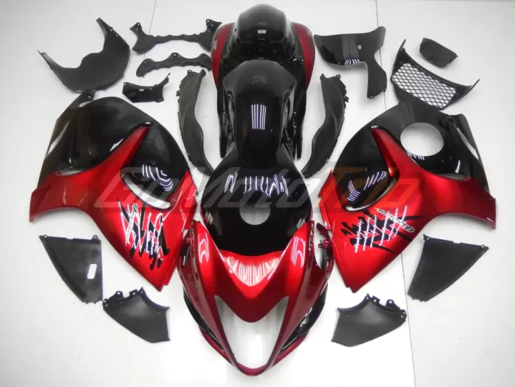 2008 2020 Suzuki Hayabusa Pearl Red Fairing 1