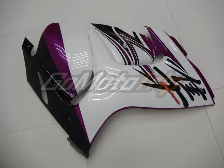 2008 2020 Suzuki Hayabusa Purple White Fairing 12