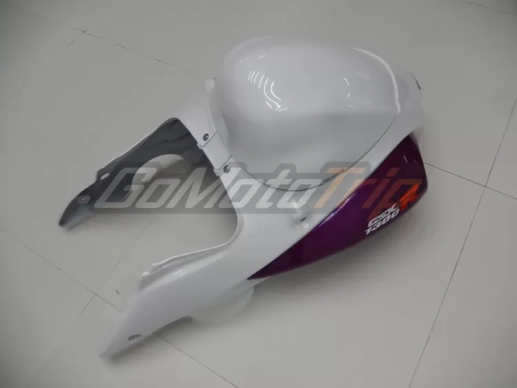 2008 2020 Suzuki Hayabusa Purple White Fairing 15