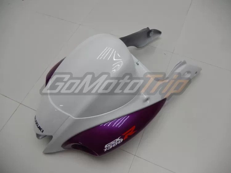 2008 2020 Suzuki Hayabusa Purple White Fairing 16