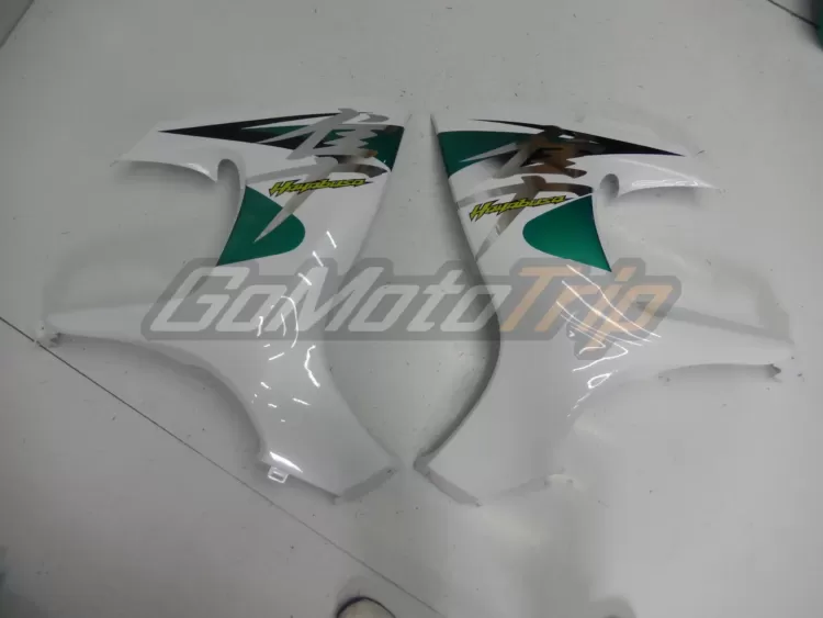 2008 2020 Suzuki Hayabusa Turquoise White Fairing 13