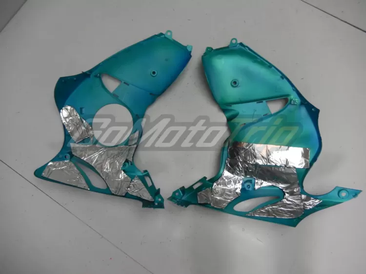 2008 2020 Suzuki Hayabusa Turquoise White Fairing 15