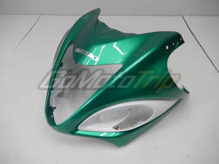 2008 2020 Suzuki Hayabusa Turquoise White Fairing 5