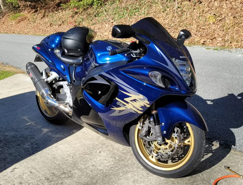 2008 Suzuki Hayabusa Blue Fairing Edition 16