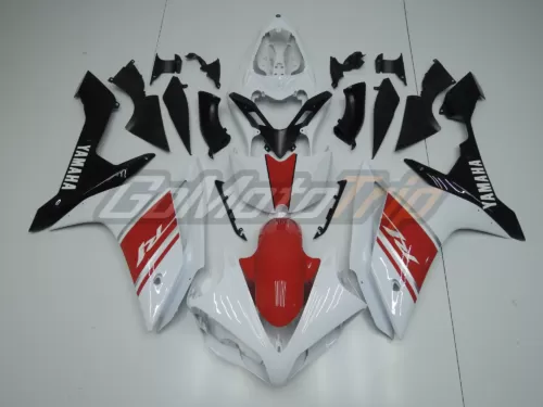 2008 Yamaha Yzf R1 White Red Fairing Edition 1