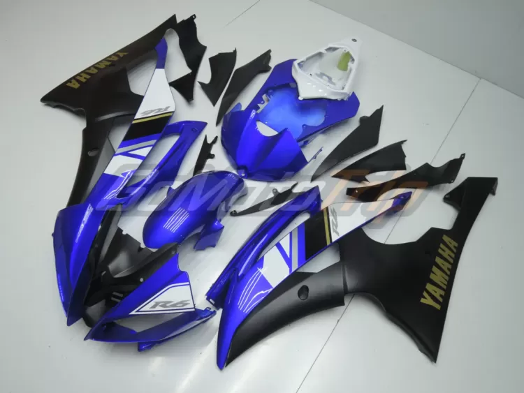 2008 Yamaha Yzf R6 Blue Black Fairing Edition 2