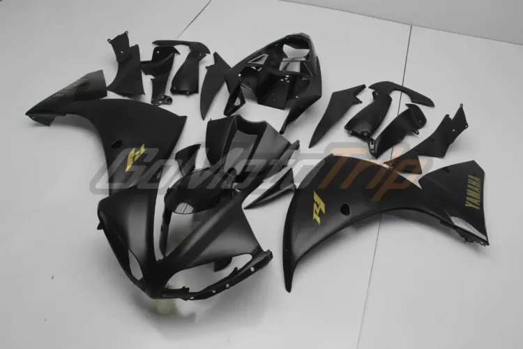 2009 2011 Yamaha Yzf R1 Black Fairing3 2