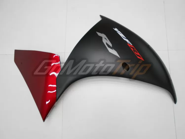 2009 2011 Yamaha Yzf R1 Black Red Fairing 11