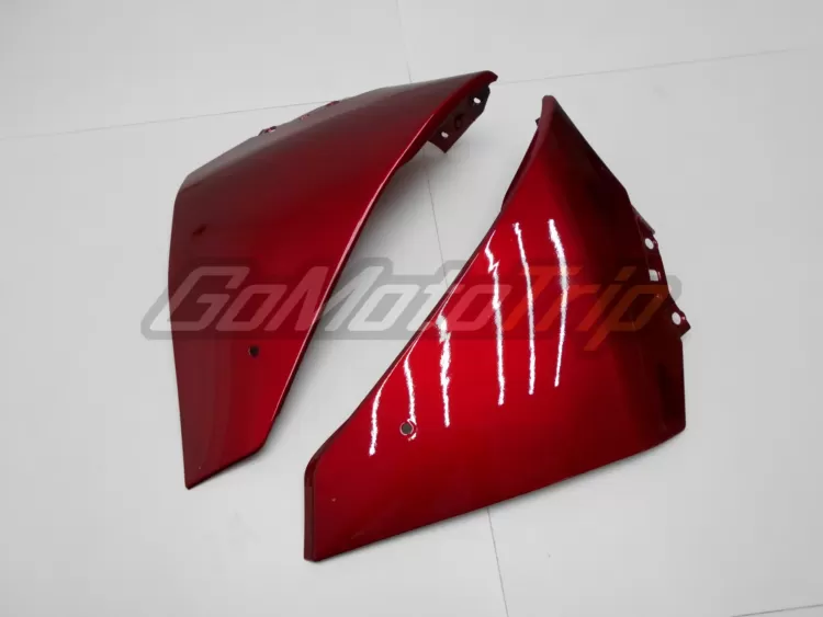 2009 2011 Yamaha Yzf R1 Black Red Fairing 13