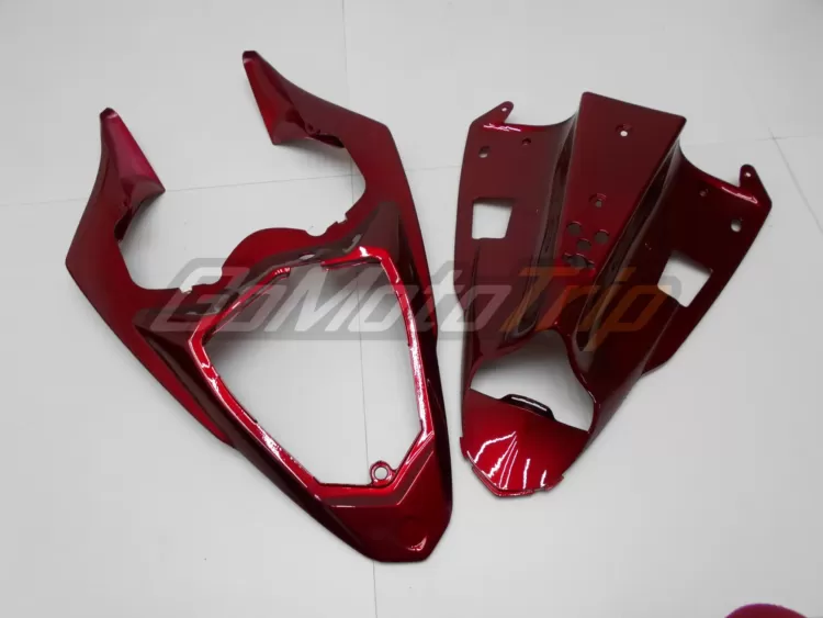 2009 2011 Yamaha Yzf R1 Black Red Fairing 14