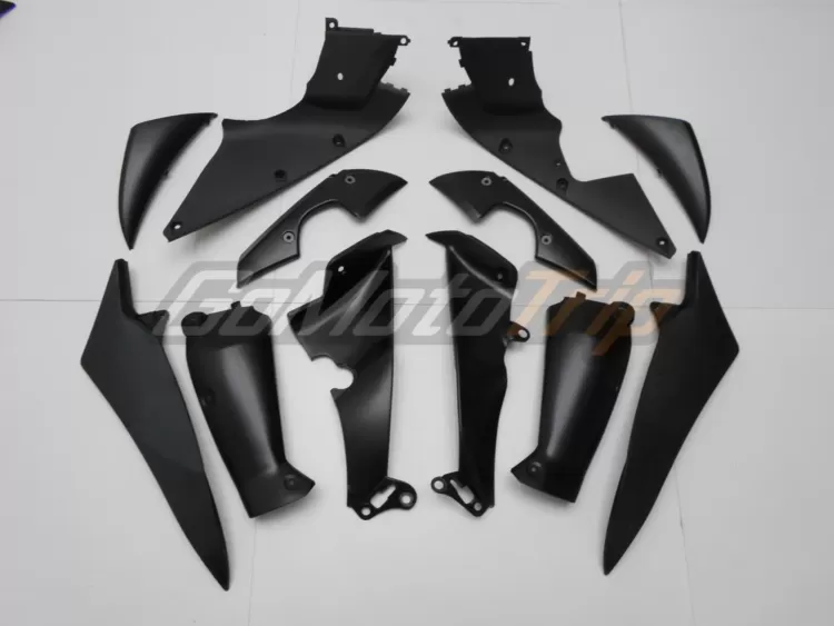 2009 2011 Yamaha Yzf R1 Black Red Fairing 15