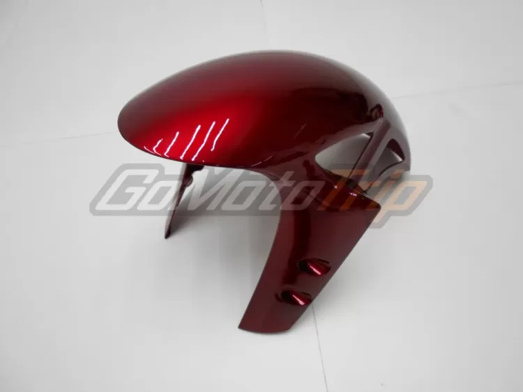 2009 2011 Yamaha Yzf R1 Black Red Fairing 8