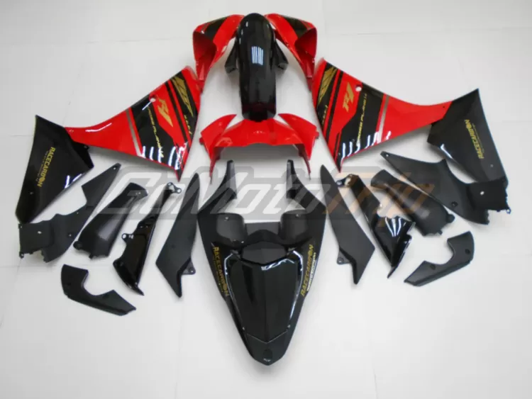 2009 2011 Yamaha Yzf R1 Black Red Fairing2 6