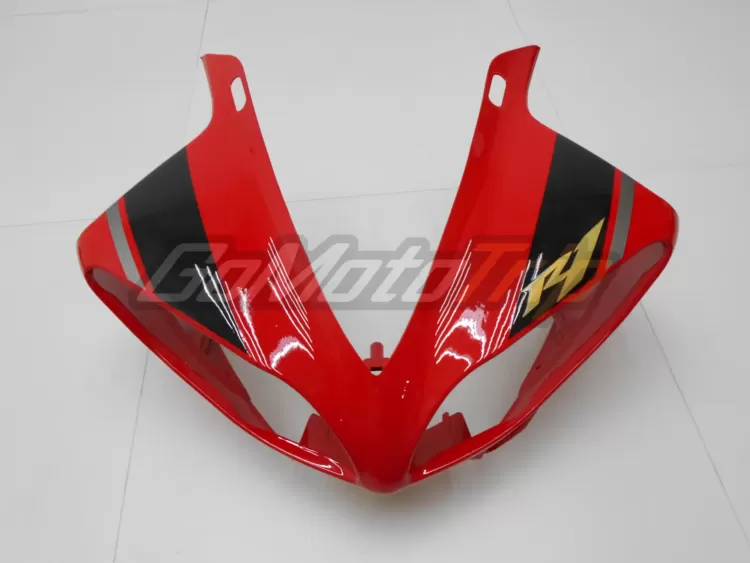 2009 2011 Yamaha Yzf R1 Black Red Fairing2 7