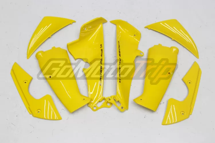 2009 2011 Yamaha Yzf R1 Black Yellow Fairing 10