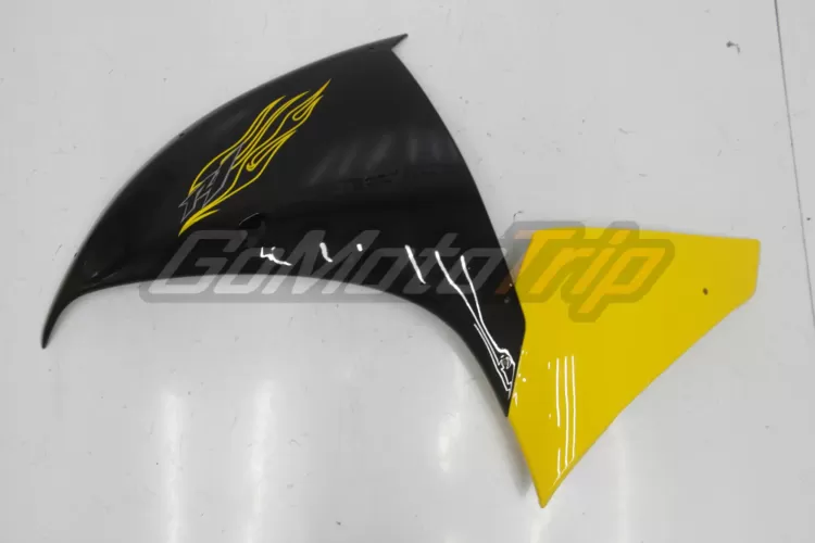 2009 2011 Yamaha Yzf R1 Black Yellow Fairing 7