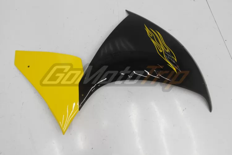 2009 2011 Yamaha Yzf R1 Black Yellow Fairing 8