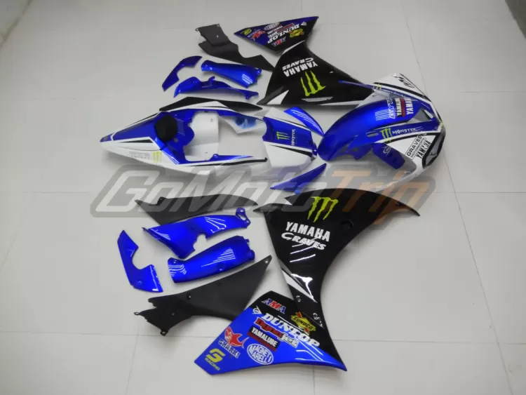 2009 2011 Yamaha Yzf R1 Monster Energy Graves Fairing2 5