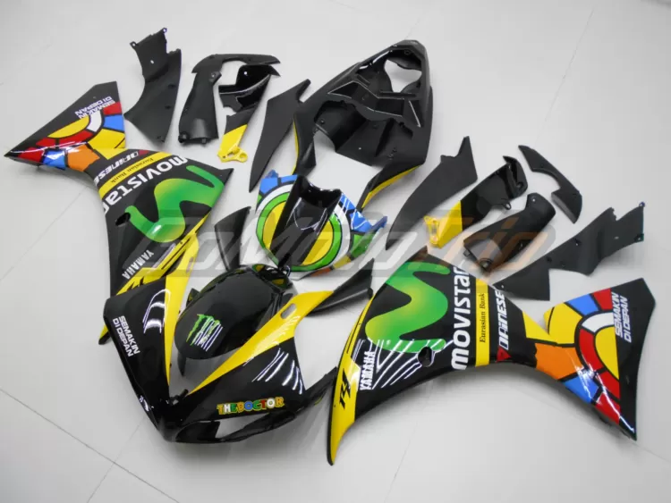 2009 2011 Yamaha Yzf R1 Rossi 300th Gp Anniversary Fairing 2