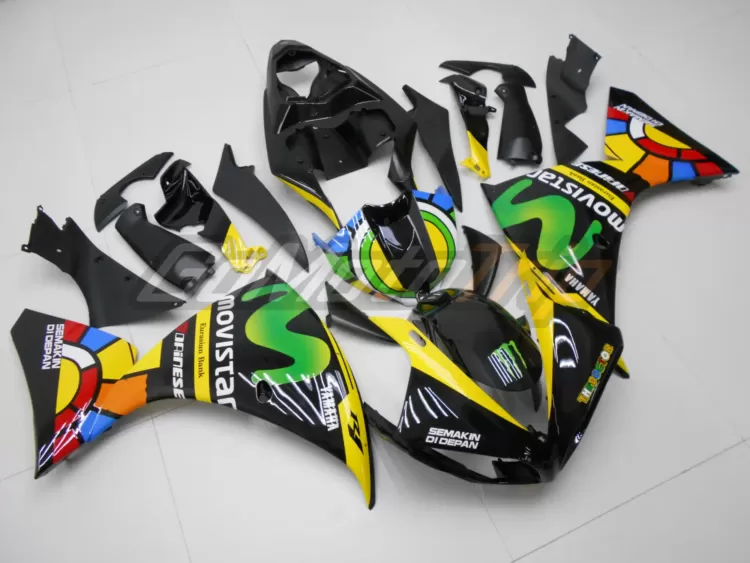 2009 2011 Yamaha Yzf R1 Rossi 300th Gp Anniversary Fairing 3