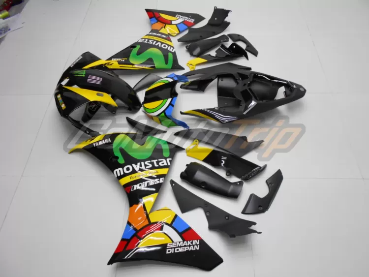 2009 2011 Yamaha Yzf R1 Rossi 300th Gp Anniversary Fairing 4