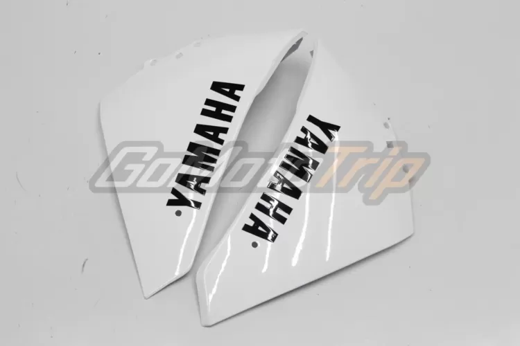 2009 2011 Yamaha Yzf R1 White Fairing 11