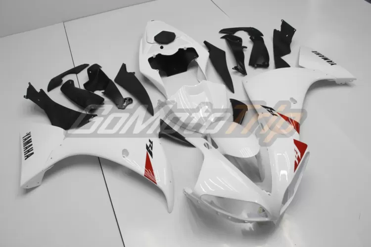 2009 2011 Yamaha Yzf R1 White Fairing 3