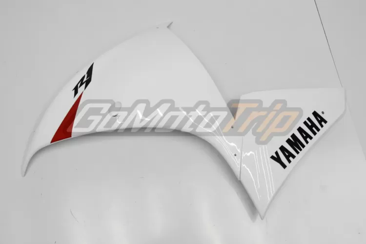 2009 2011 Yamaha Yzf R1 White Fairing 8