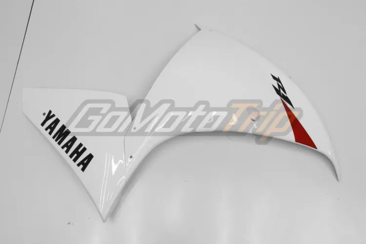 2009 2011 Yamaha Yzf R1 White Fairing 9