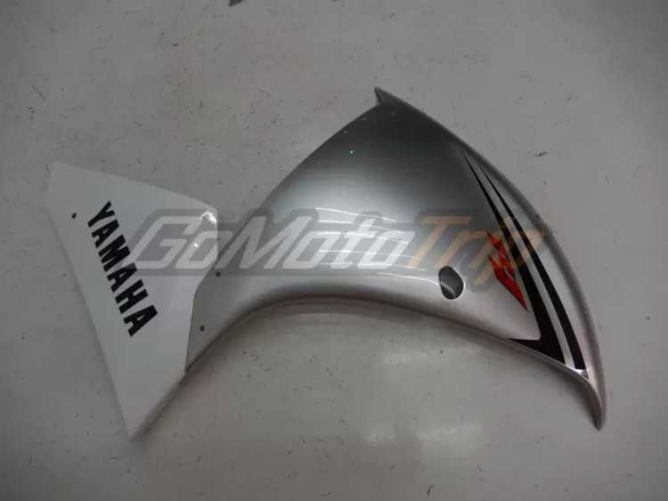 2009 2011 Yamaha Yzf R1 White Silver Fairing 11