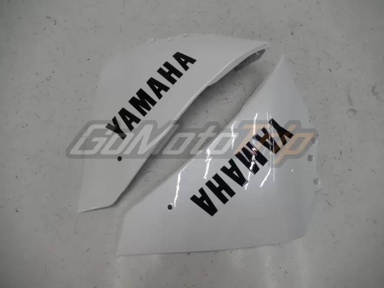 2009 2011 Yamaha Yzf R1 White Silver Fairing 13