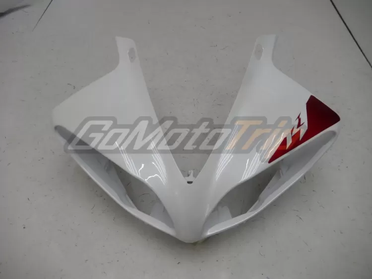 2009 2011 Yamaha Yzf R1 White Silver Fairing 7