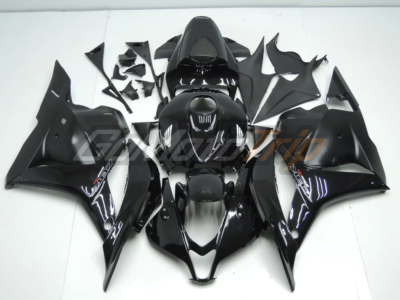 2009 2012 Honda Cbr600rr Black Fairing 1