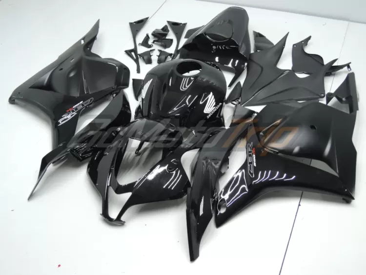 2009 2012 Honda Cbr600rr Black Fairing 2