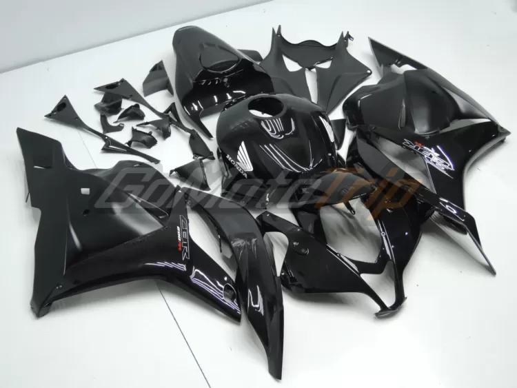 2009 2012 Honda Cbr600rr Black Fairing 3