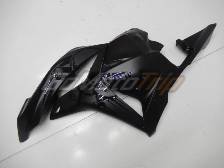 2009 2012 Honda Cbr600rr Black Graffiti Fairing 8