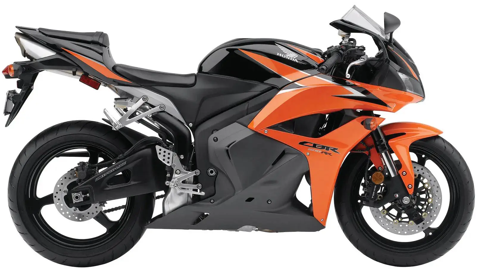 2009 2012 Honda Cbr600rr Black Orange Fairing 17