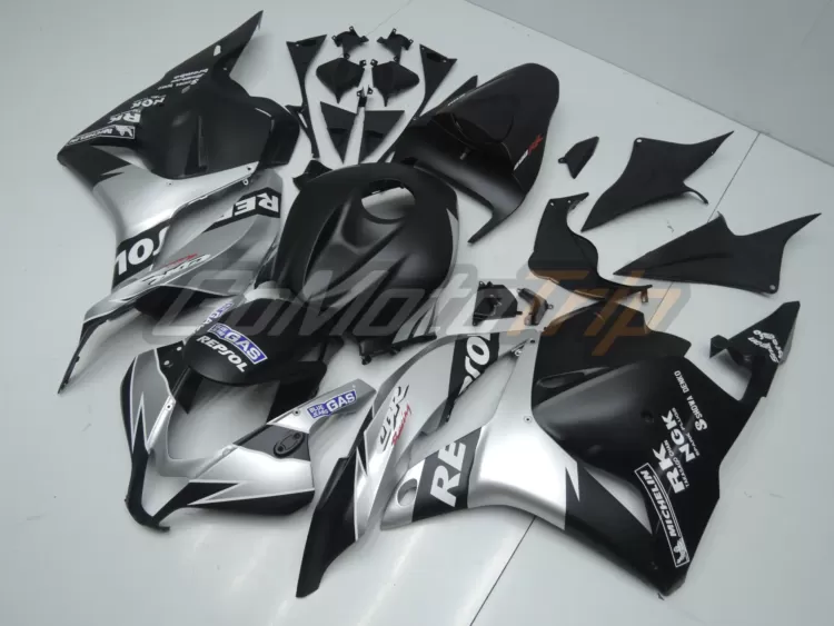 2009 2012 Honda Cbr600rr Black Repsol Fairing 2