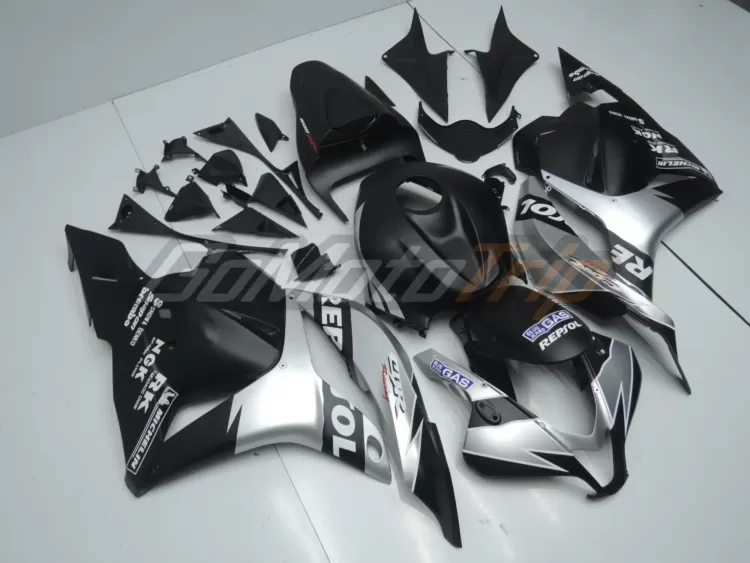 2009 2012 Honda Cbr600rr Black Repsol Fairing 3