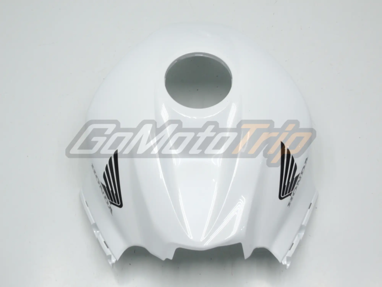 2009 2012 Honda Cbr600rr Black White Fairing 6