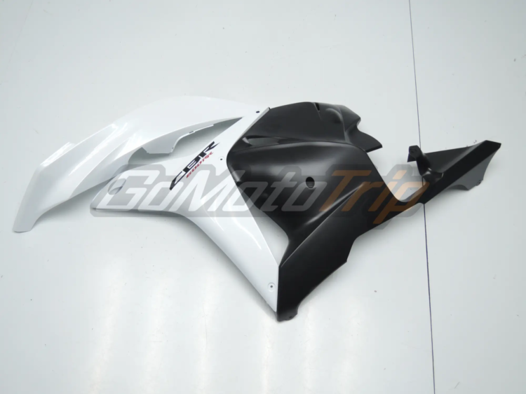 2009 2012 Honda Cbr600rr Black White Fairing 7