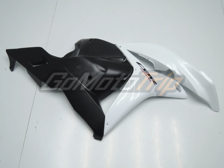 2009 2012 Honda Cbr600rr Black White Fairing 8