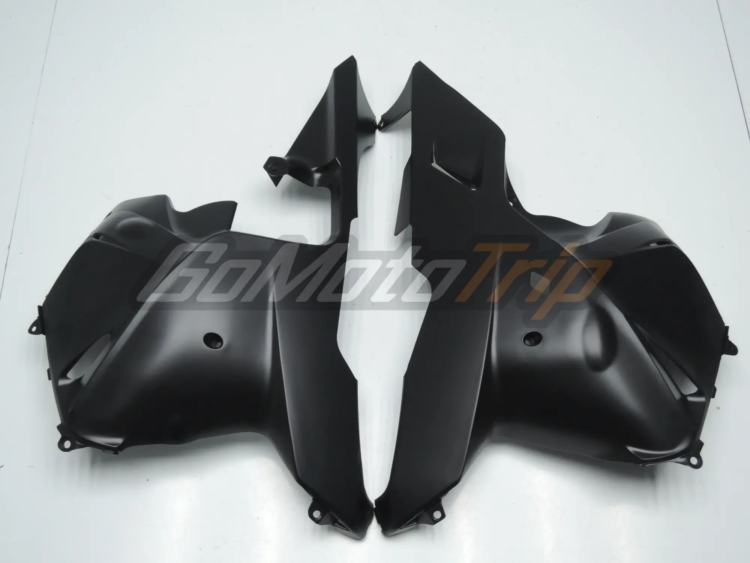 2009 2012 Honda Cbr600rr Black White Fairing 9